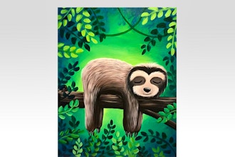 Paint Nite: Sleepy Sloth (Ages 6+)
